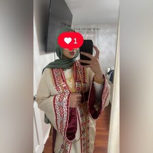 Hand stitched thobe